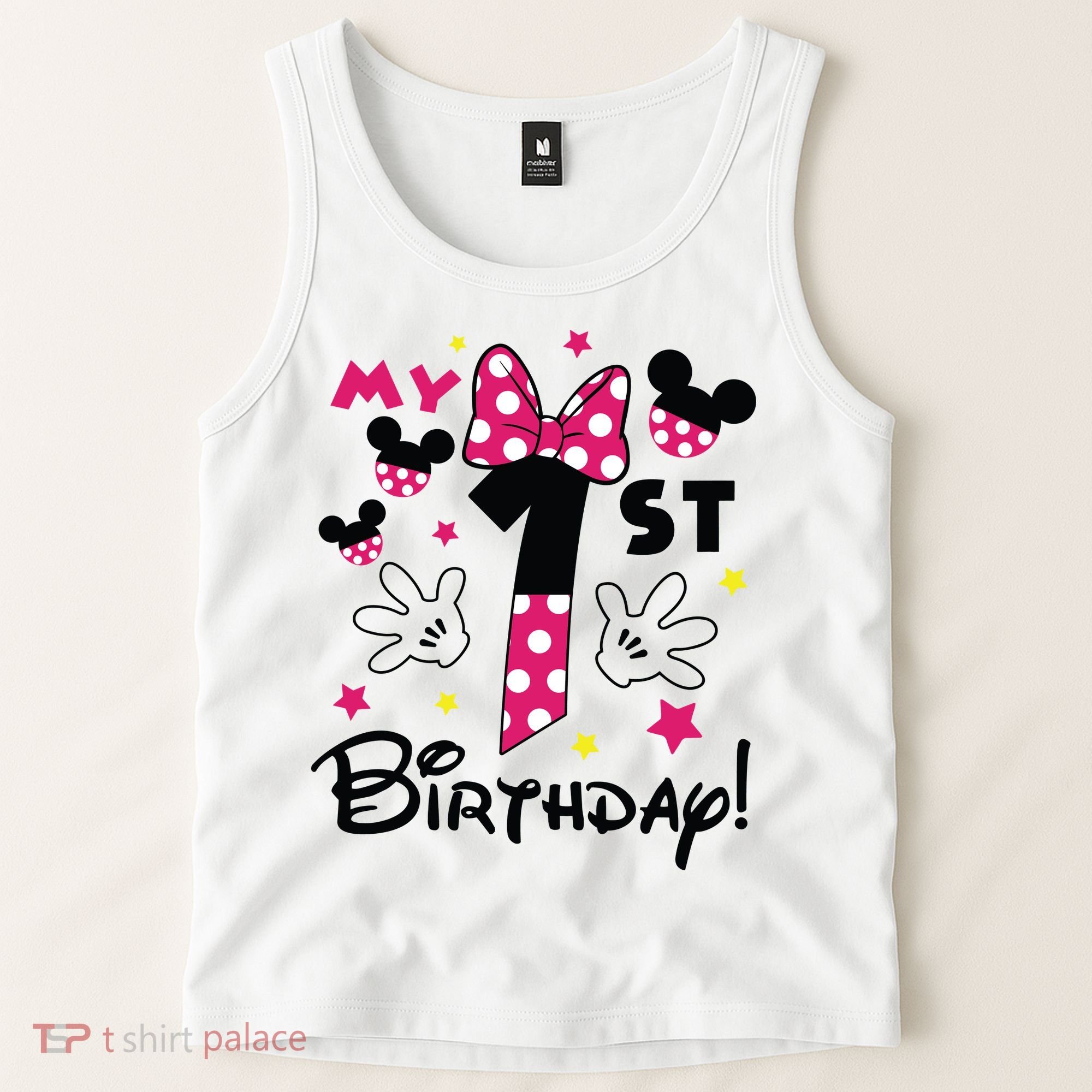 My 1st Birthday Funny Birthday Party Girl Tank Top