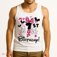 My 1st Birthday Funny Birthday Party Girl Tank Top thumb 3