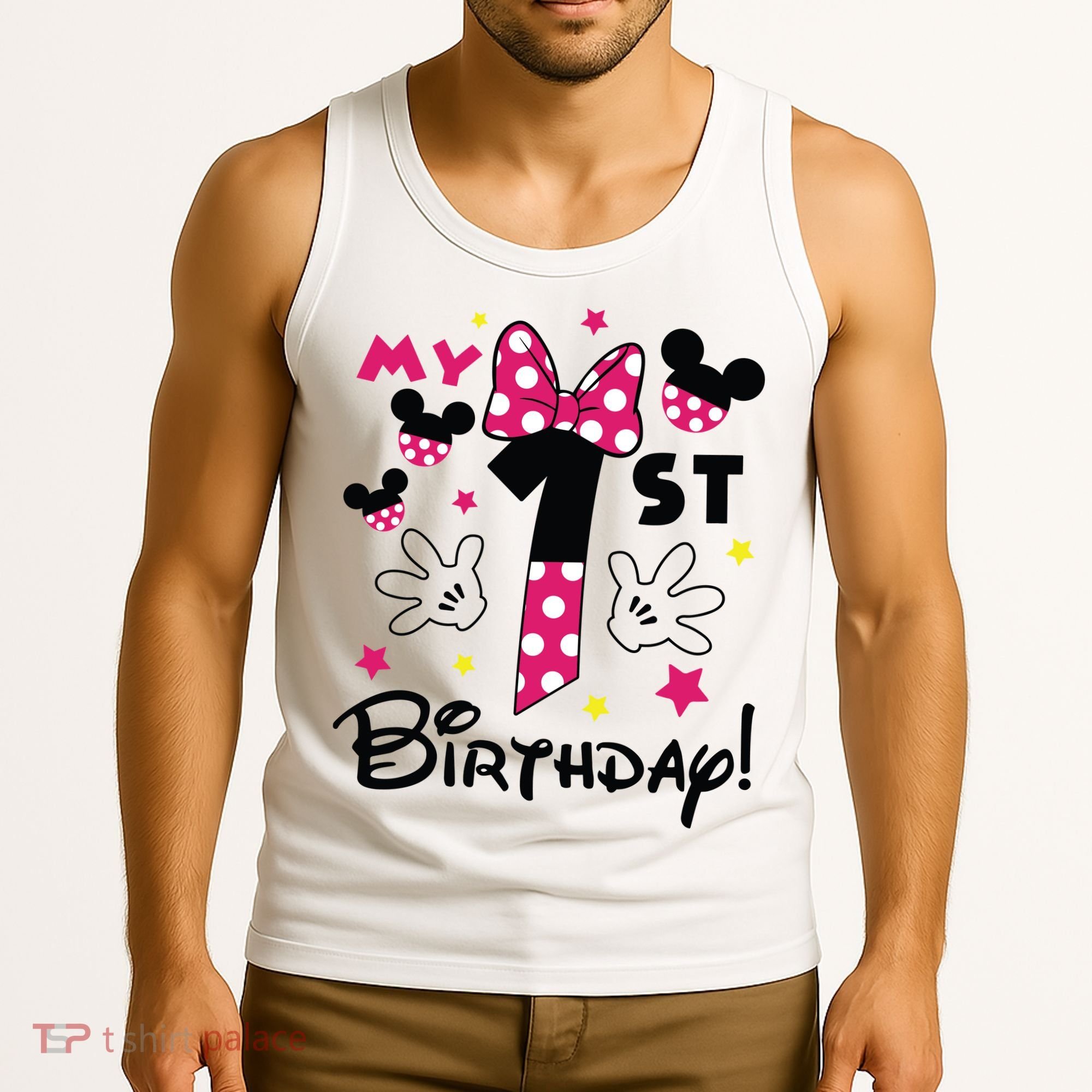 My 1st Birthday Funny Birthday Party Girl Tank Top