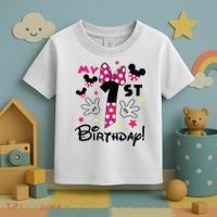 My 1st Birthday Funny Birthday Party Girl Toddler T-Shirt thumb 3