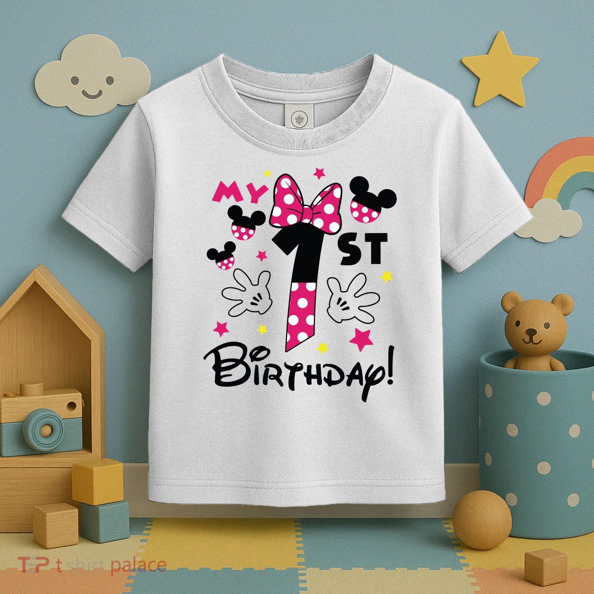 My 1st Birthday Funny Birthday Party Girl Toddler T-Shirt