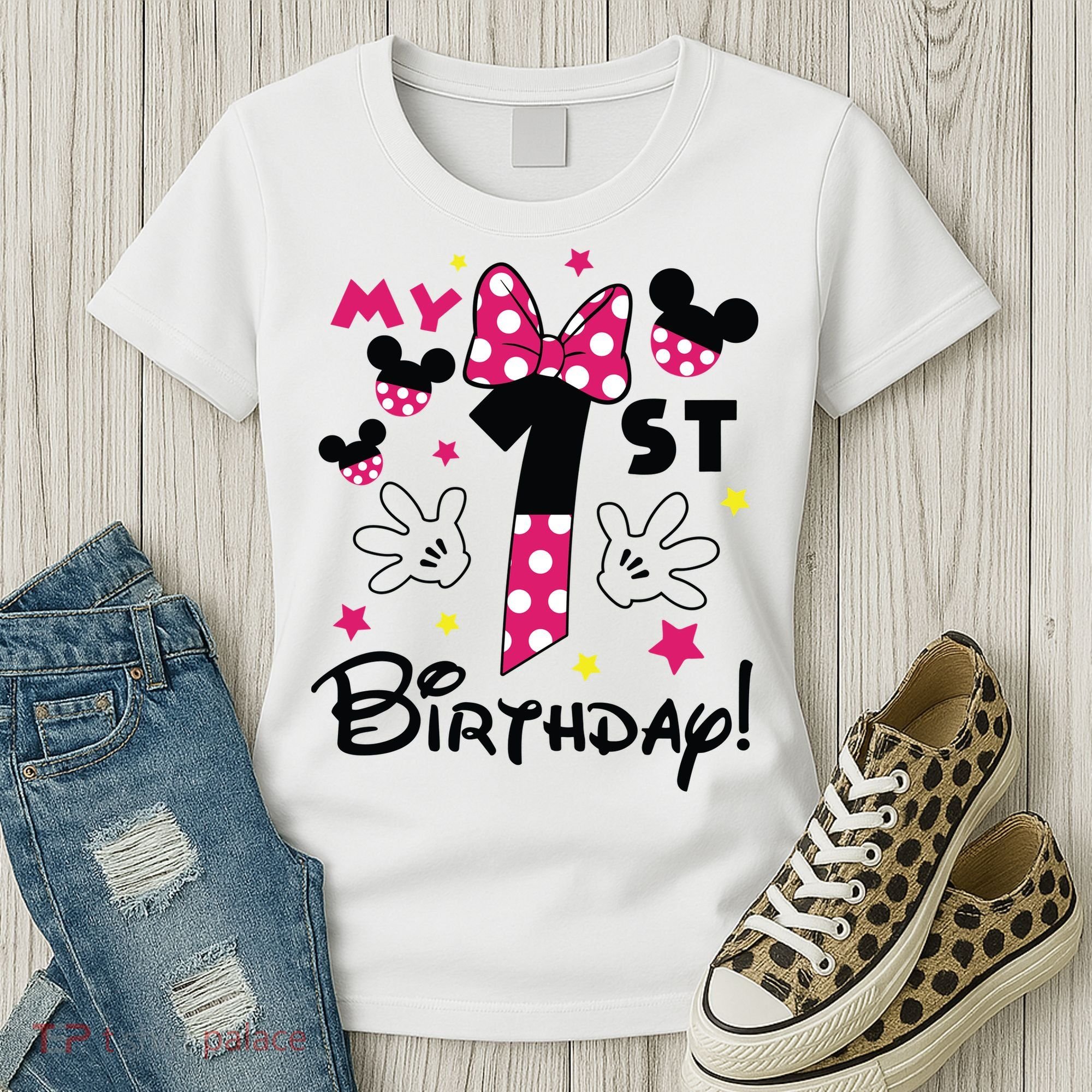 My 1st Birthday Funny Birthday Party Girl Women's T-Shirt