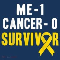 Me 1 Cancer 0 Childhood Cancer Survivor Women's Hoodie thumb 2