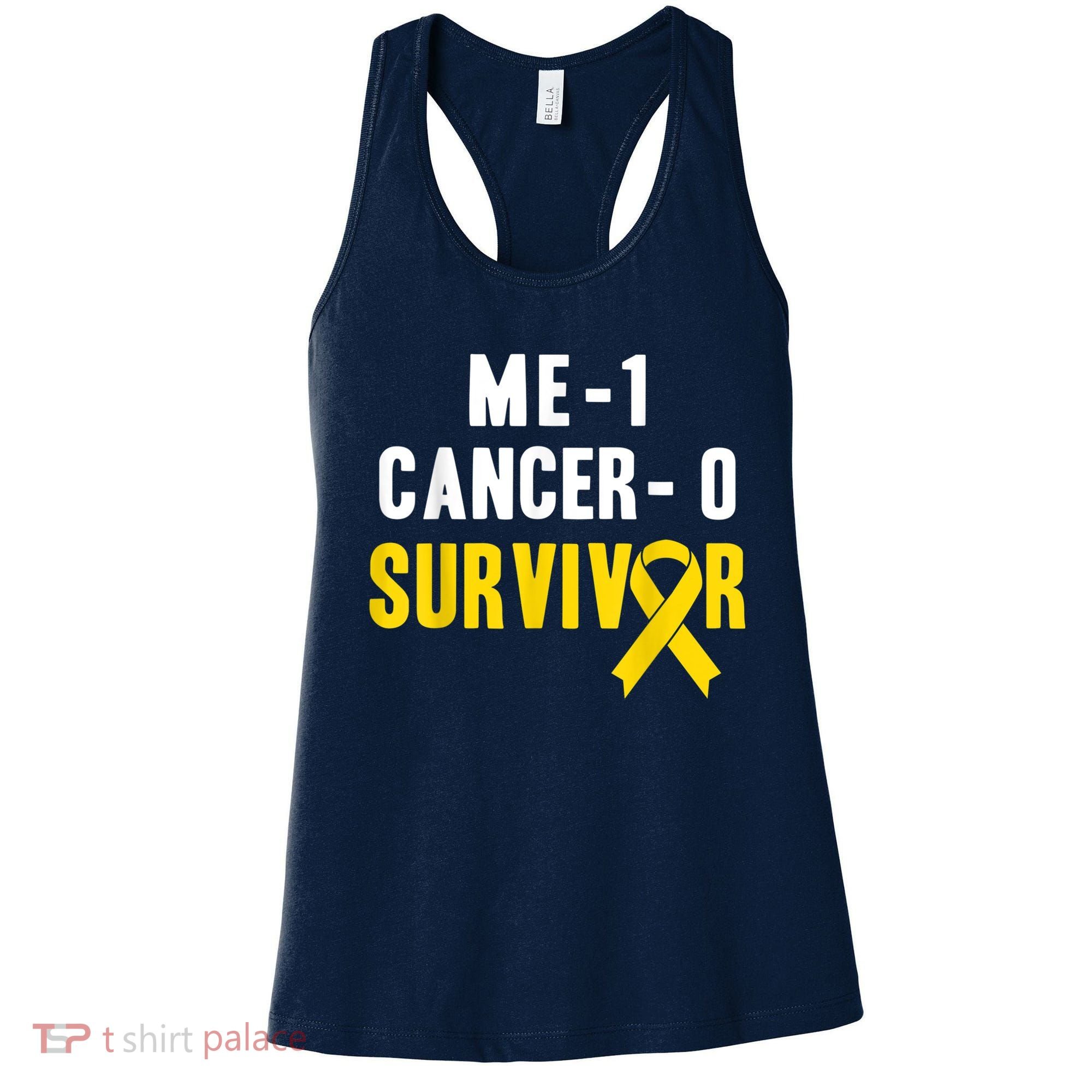 Me 1 Cancer 0 Childhood Cancer Survivor Women's Tank Top