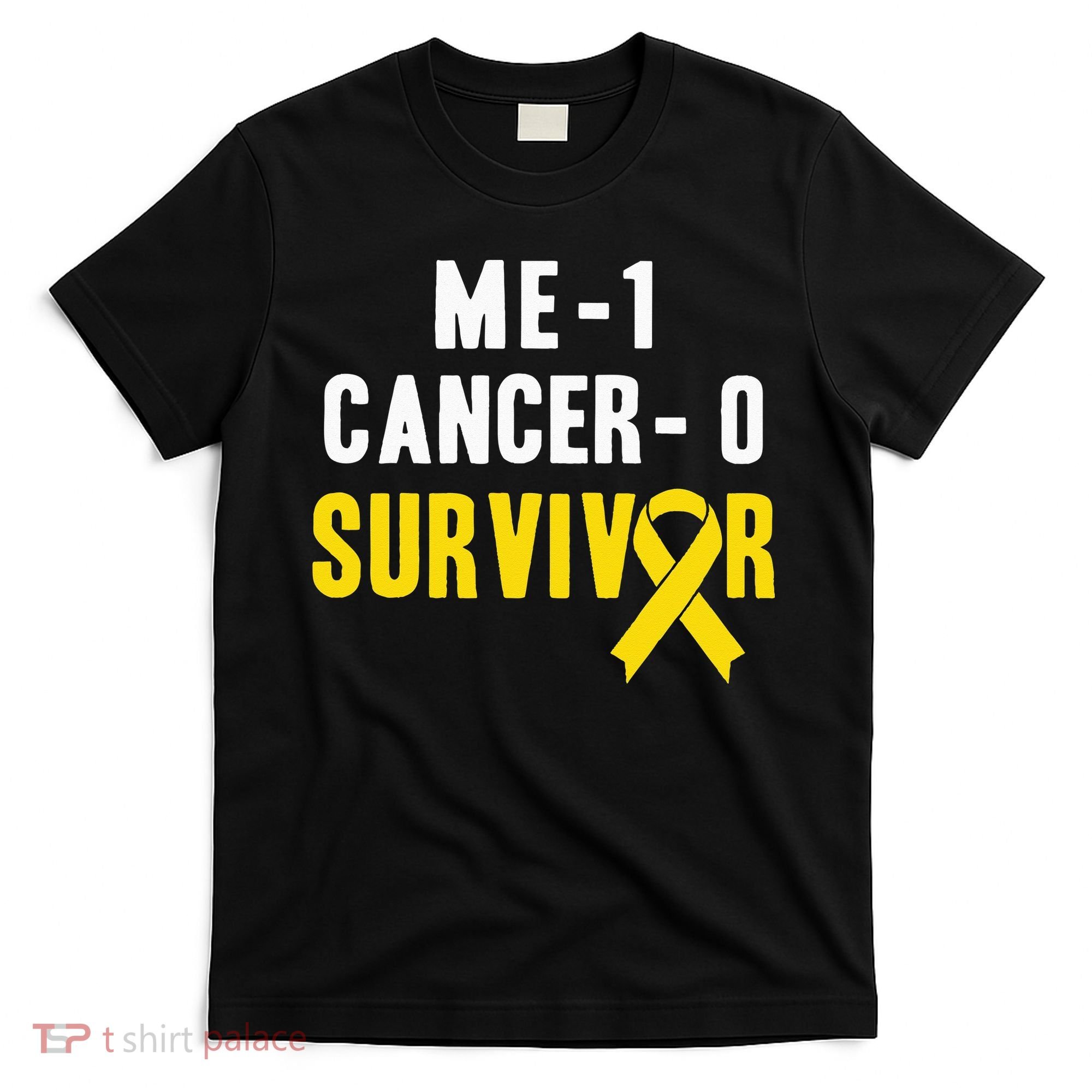 Me 1 Cancer 0 Childhood Cancer Survivor T-Shirt