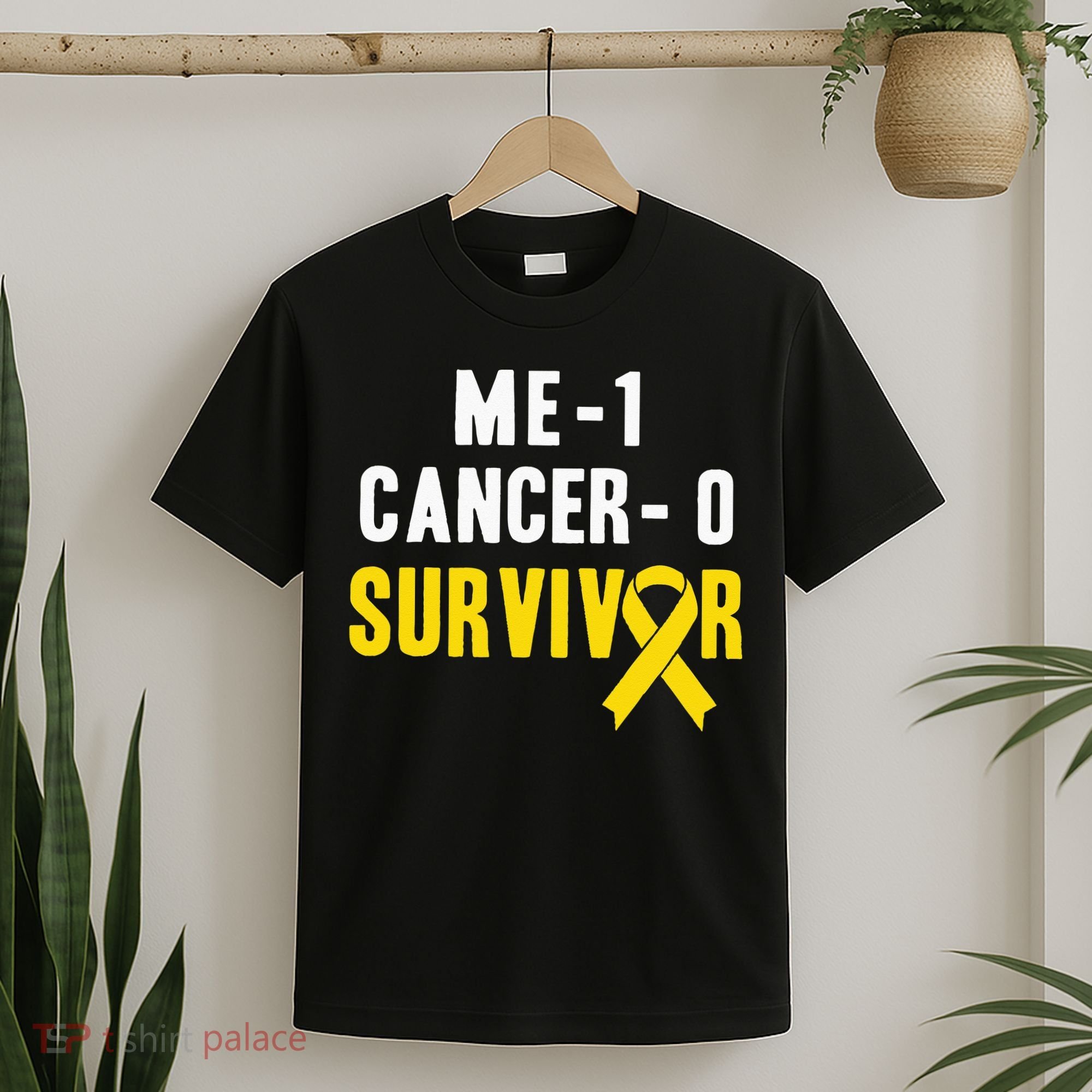 Me 1 Cancer 0 Childhood Cancer Survivor T-Shirt