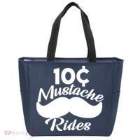Mustache 10 Cent Rides Tote Bag thumb 0