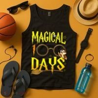 Magical 100 Days Of School Tank Top thumb 4