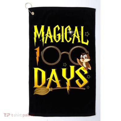 Magical 100 Days Of School Golf Towel