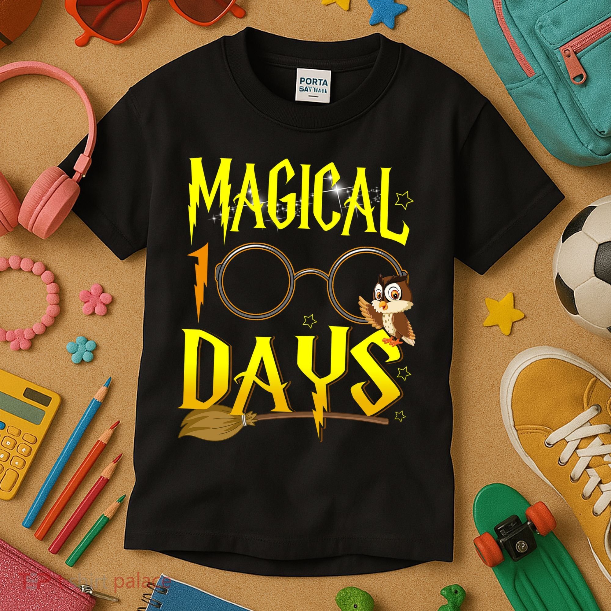 Magical 100 Days Of School Kids T-Shirt