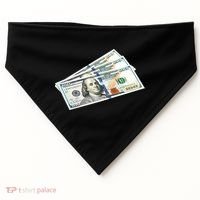 Money $100 Dollar Bills Bill Baller Big Ben Franklin USA-Made Doggie Bandana thumb 0
