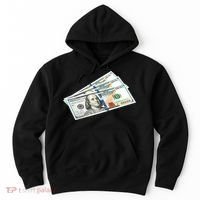 Money $100 Dollar Bills Bill Baller Big Ben Franklin Hoodie thumb 0