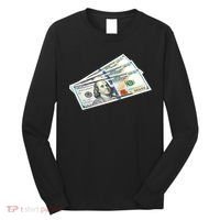 Money $100 Dollar Bills Bill Baller Big Ben Franklin Long Sleeve Shirt thumb 0