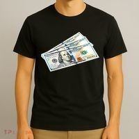 Money $100 Dollar Bills Bill Baller Big Ben Franklin T-Shirt thumb 3