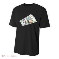 Money $100 Dollar Bills Bill Baller Big Ben Franklin Youth Performance Sprint T-Shirt thumb 0