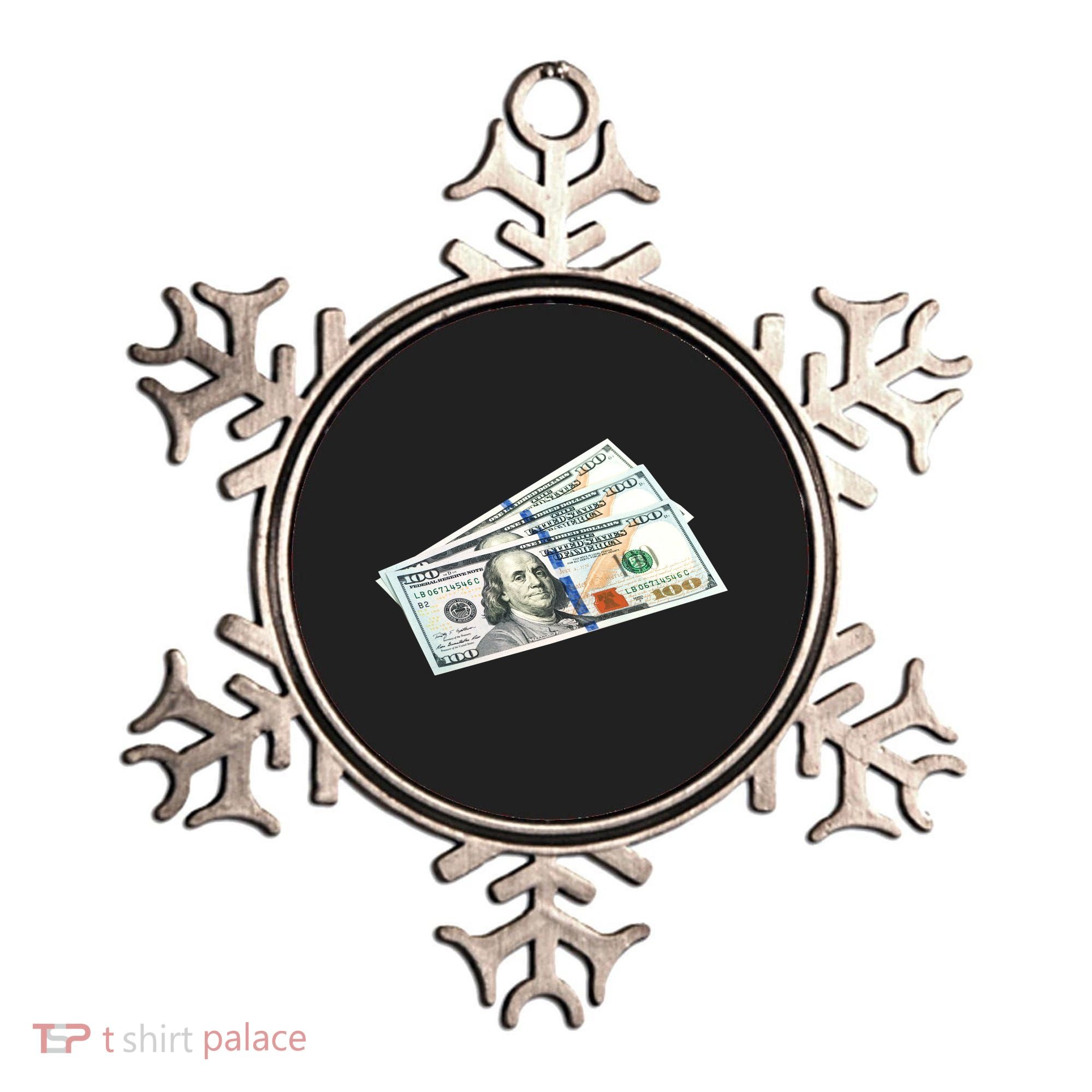 Money $100 Dollar Bills Bill Baller Big Ben Franklin Ornament