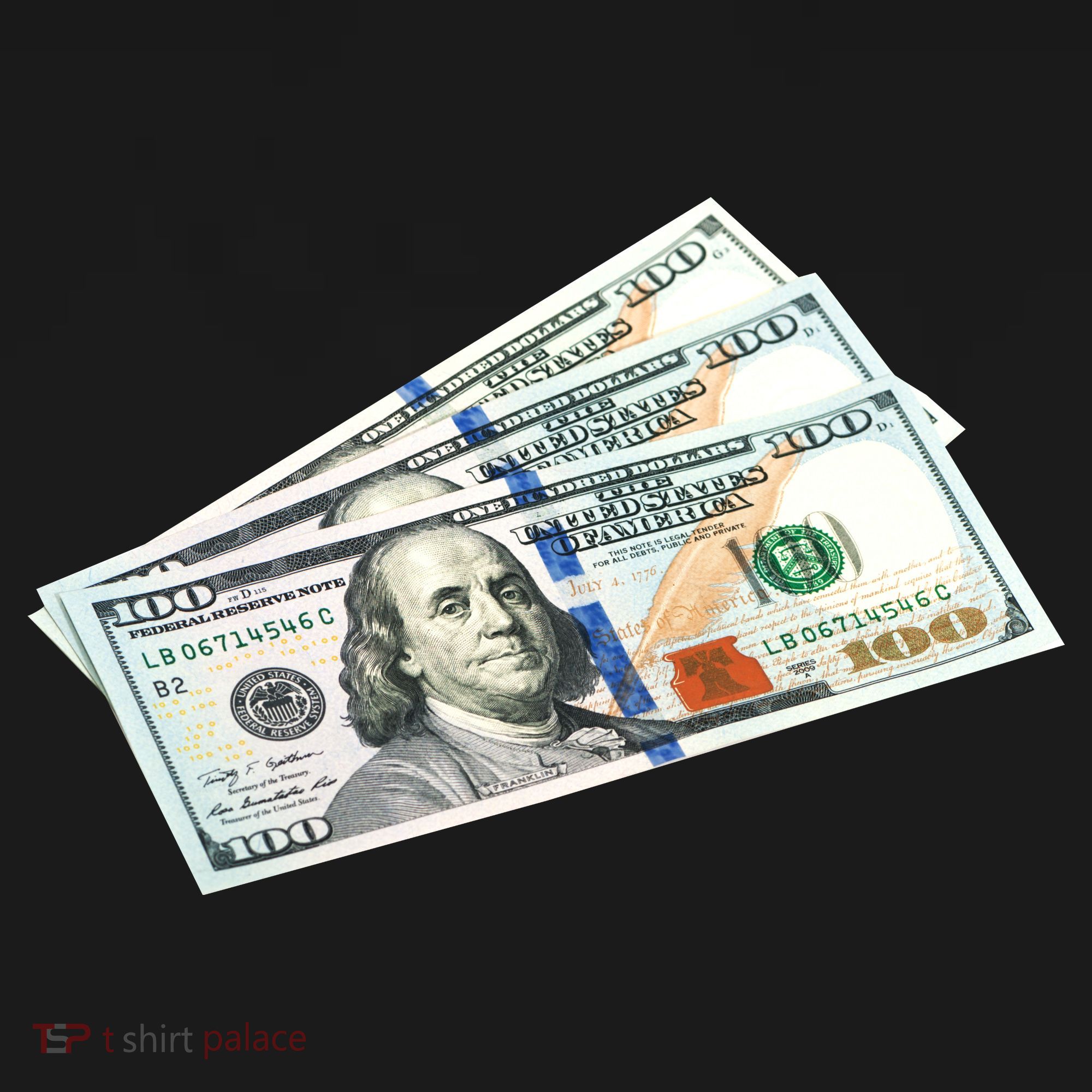 Money $100 Dollar Bills Bill Baller Big Ben Franklin Women's Tank Top