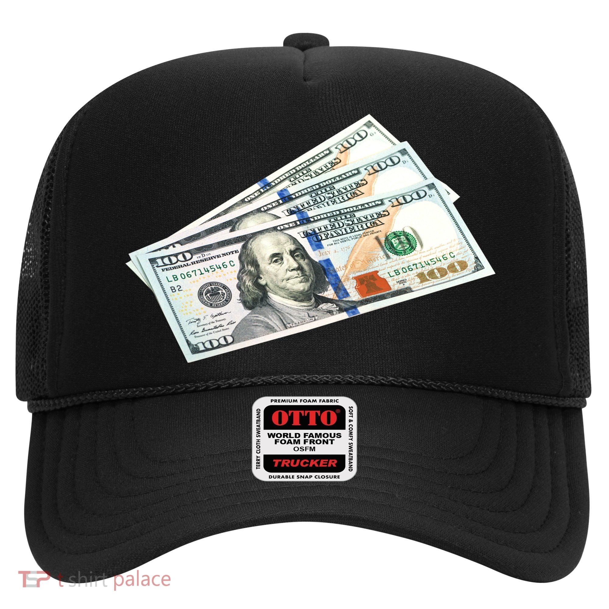 Money $100 Dollar Bills Bill Baller Big Ben Franklin Hat