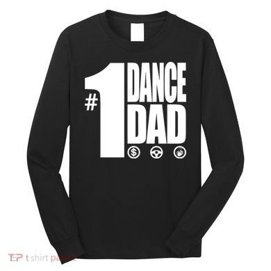 Mens 1 Dance Dad  Long Sleeve Shirt