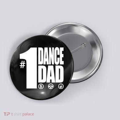 Mens 1 Dance Dad  Button