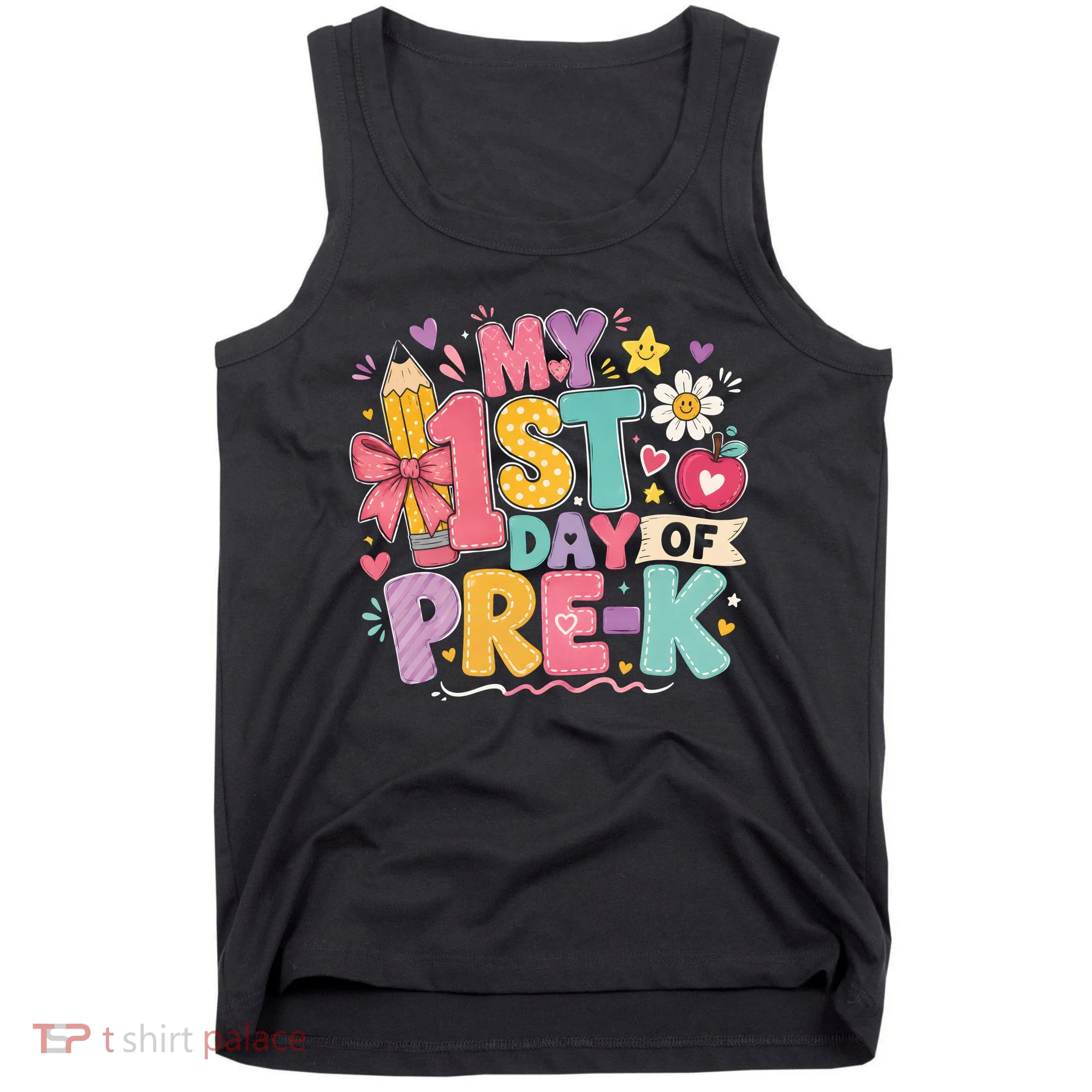 My 1st Day Of Pre-K Fun Back To School Tank Top