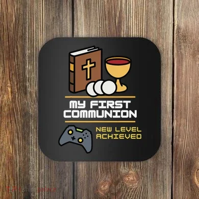 My 1st First Communion Controller Video Coaster