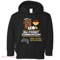 My 1st First Communion Controller Video Toddler Hoodie thumb 0