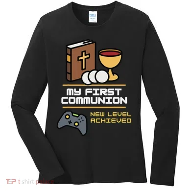 My 1st First Communion Controller Video Women's Long Sleeve Shirt