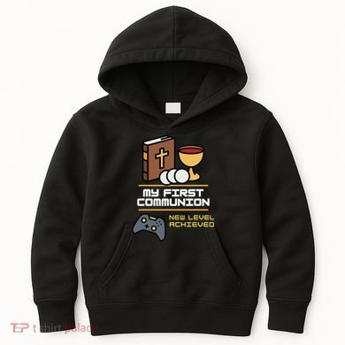 My 1st First Communion Controller Video Kids Hoodie