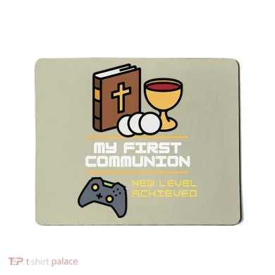 My 1st First Communion Controller Video Mousepad