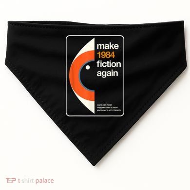 Make 1984 Fiction Again Freedom USA-Made Doggie Bandana