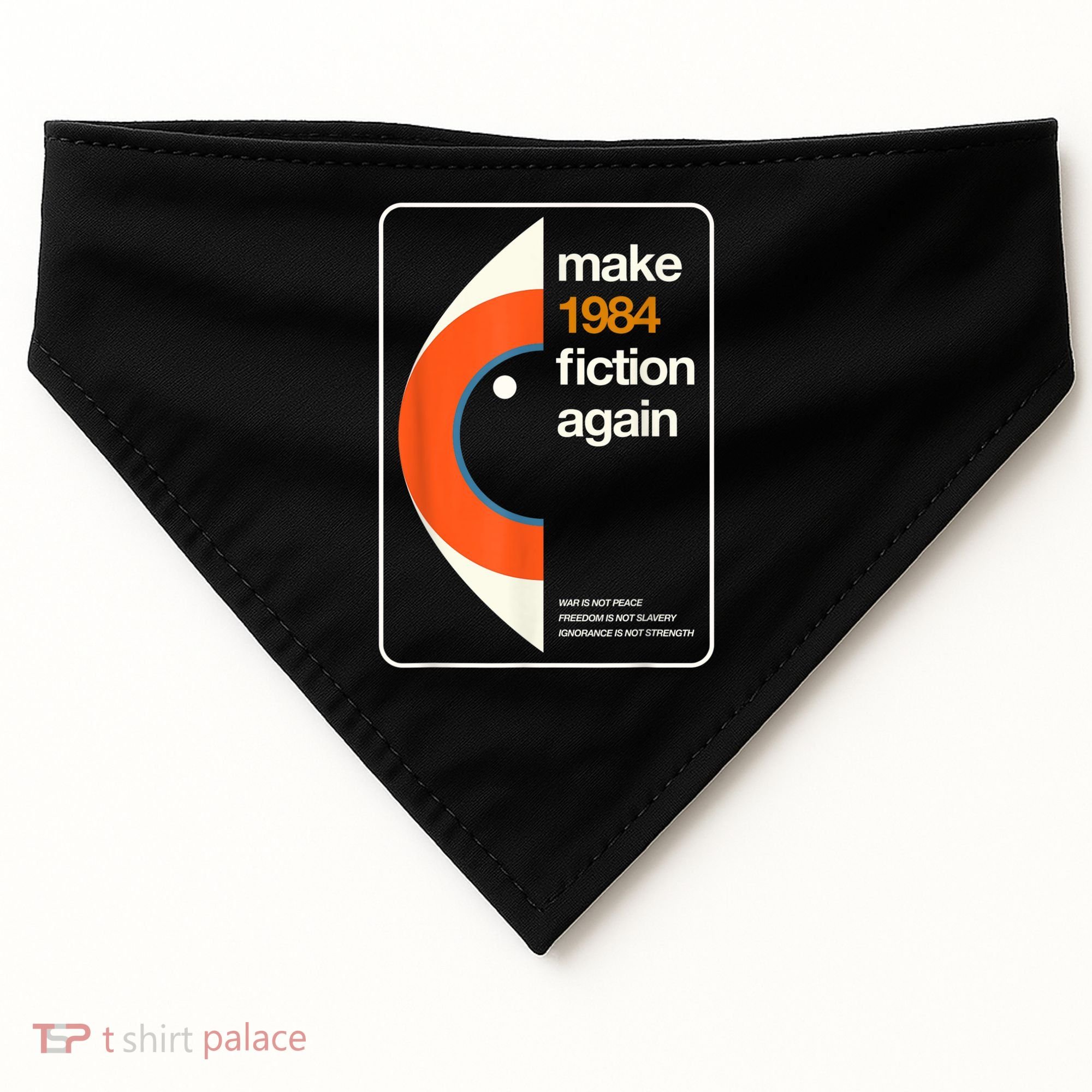 Make 1984 Fiction Again Freedom USA-Made Doggie Bandana