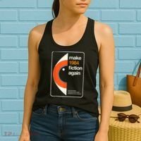 Make 1984 Fiction Again Freedom Women's Tank Top thumb 2