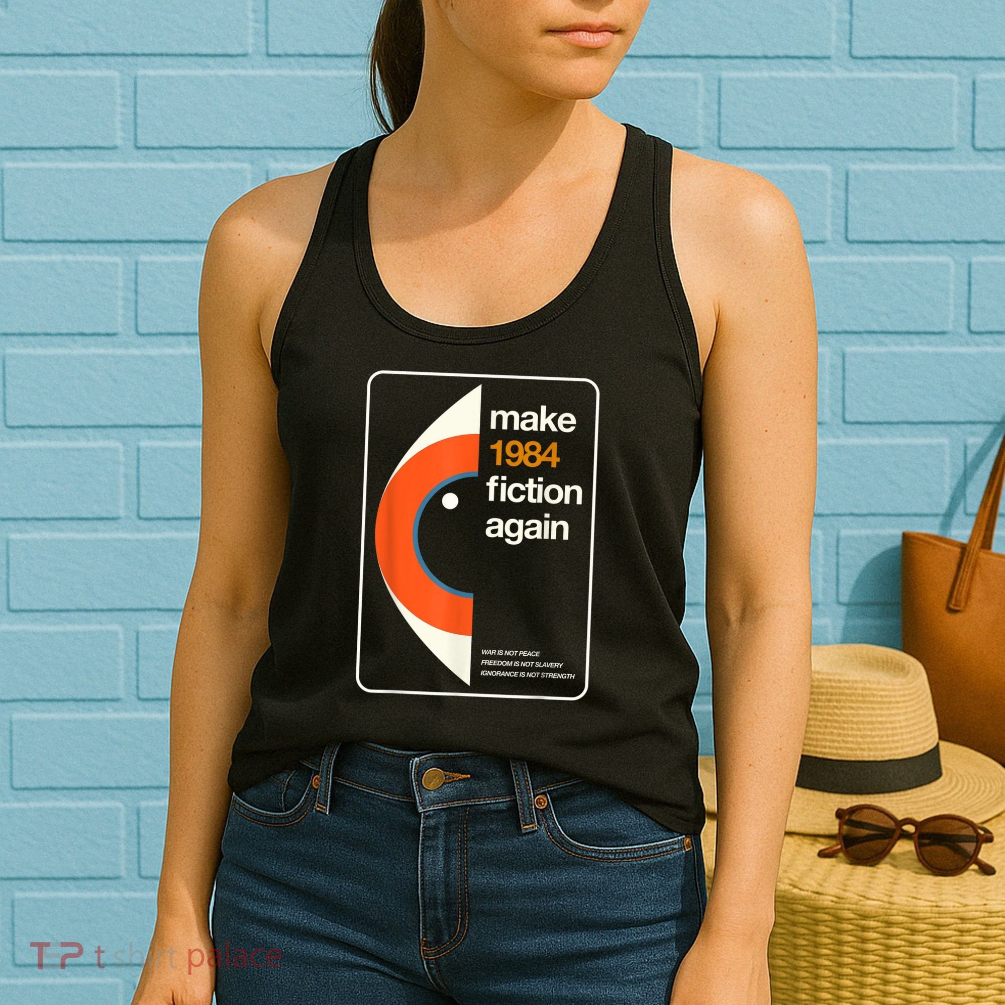 Make 1984 Fiction Again Freedom Women's Tank Top