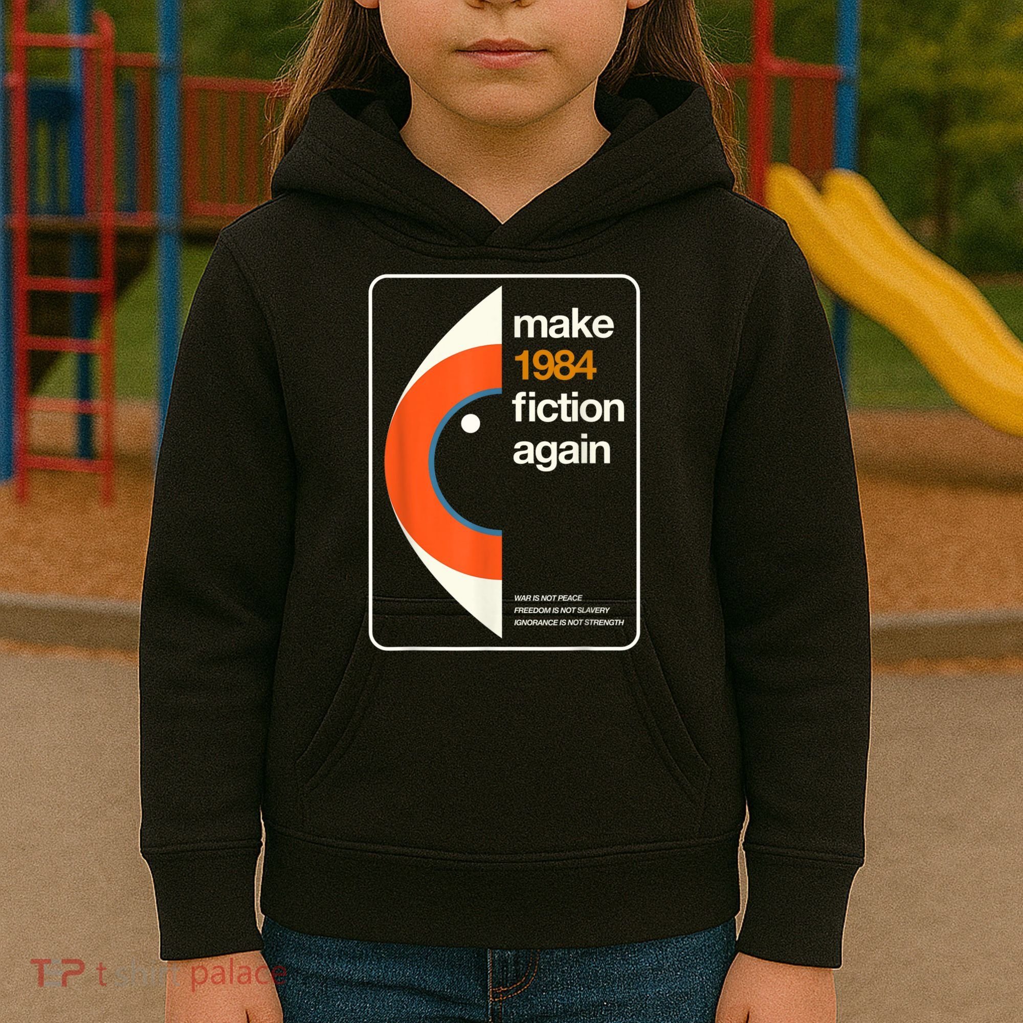 Make 1984 Fiction Again Freedom Kids Hoodie
