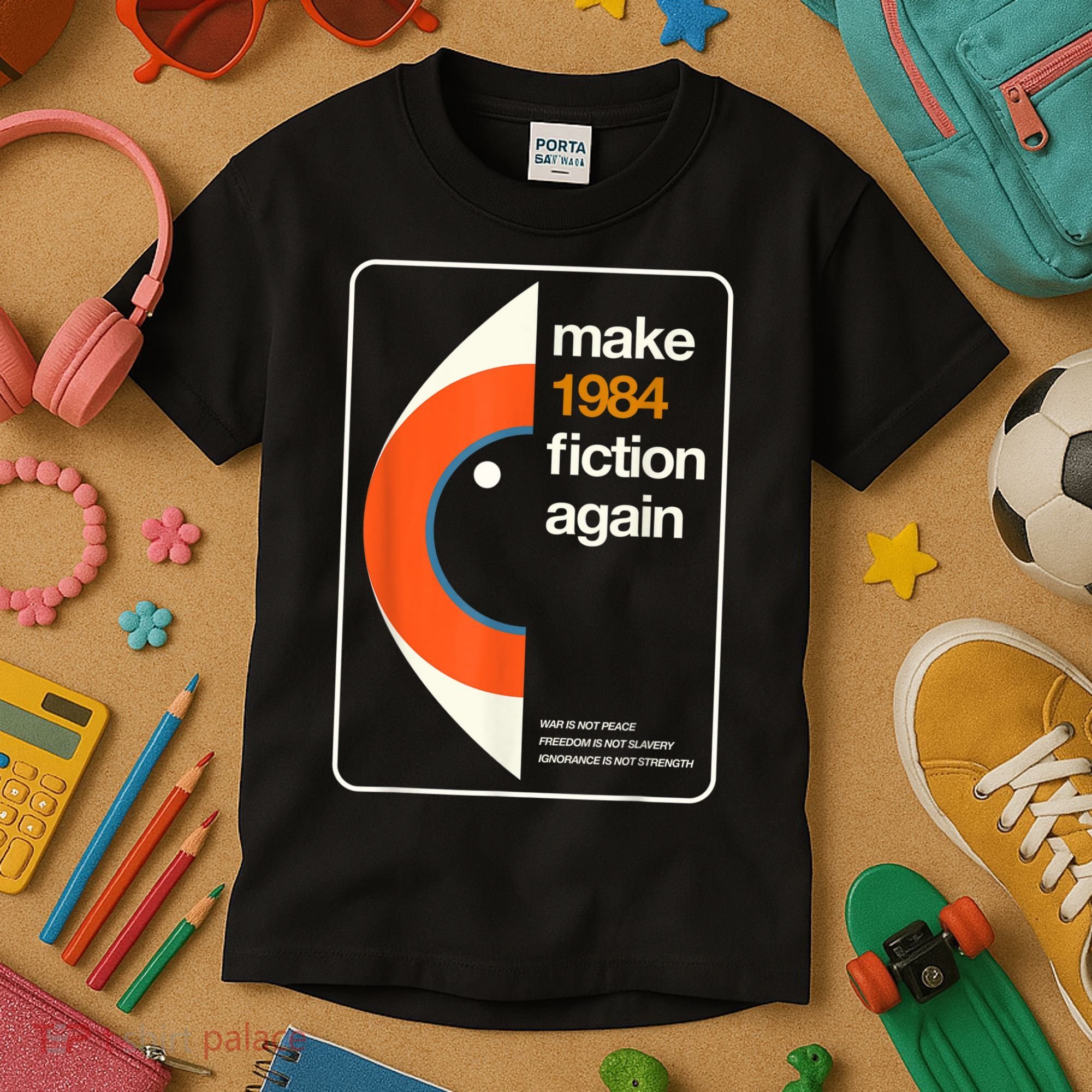 Make 1984 Fiction Again Freedom Kids T-Shirt