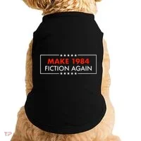 Make 1984 Fiction Again Giftable Doggie Tank thumb 0