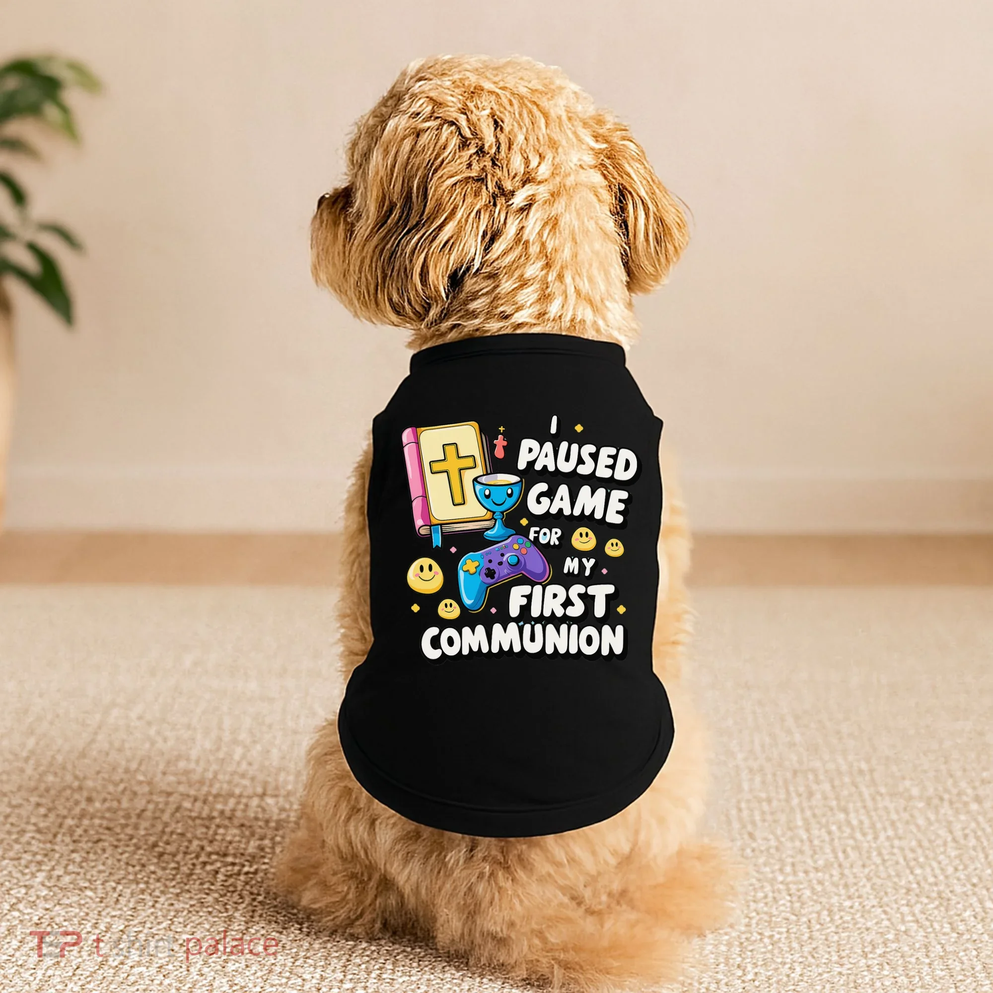 My 1st First Communion Video Game Controller Doggie Tank