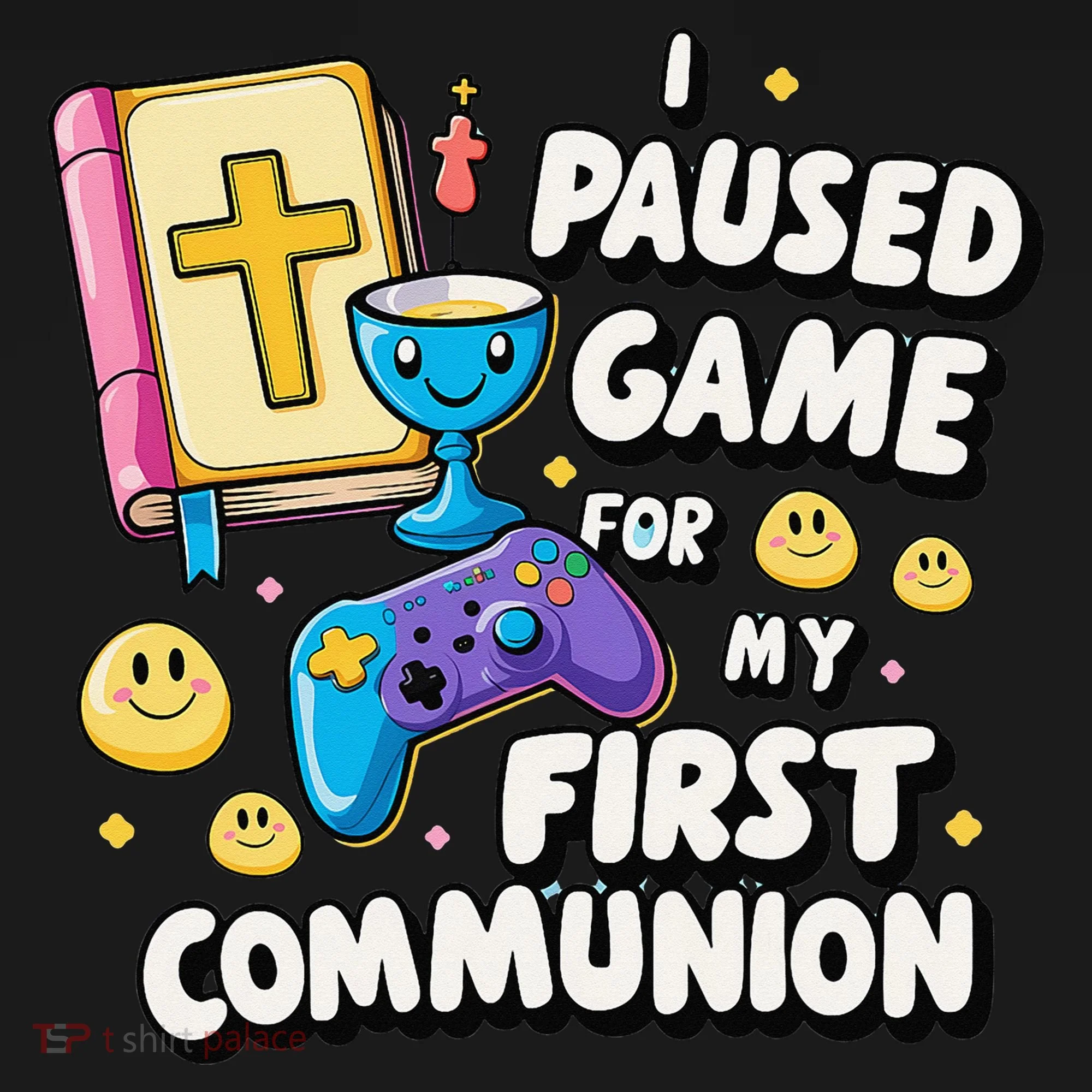 My 1st First Communion Video Game Controller Doggie Tank