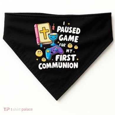My 1st First Communion Video Game Controller USA-Made Doggie Bandana