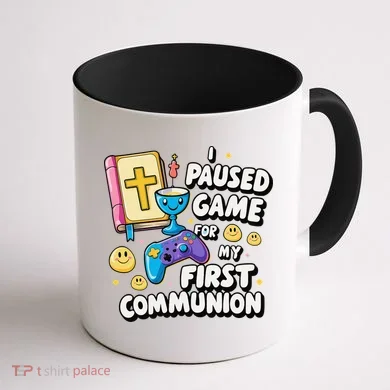 My 1st First Communion Video Game Controller Coffee Mug back