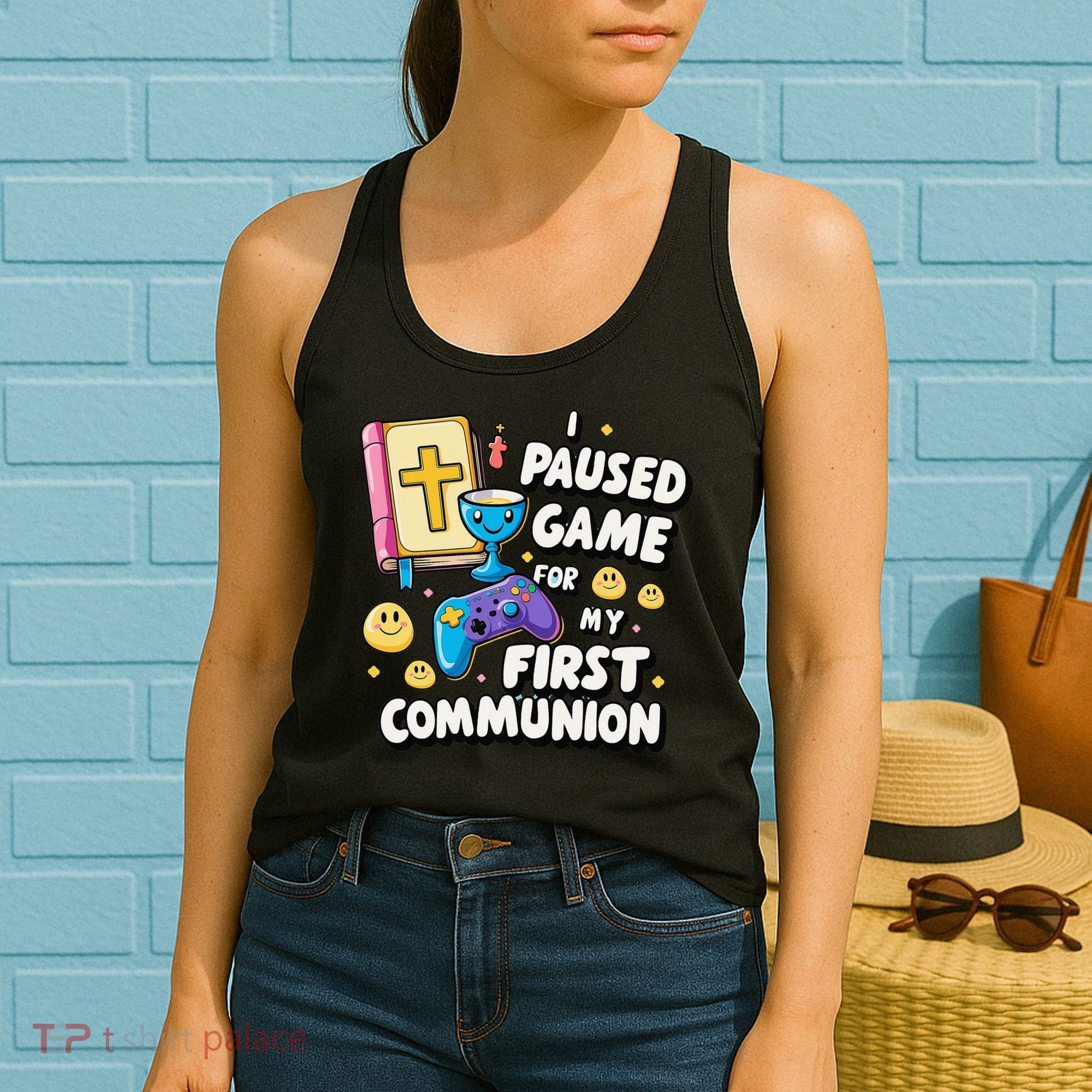 My 1st First Communion Video Game Controller Women's Tank Top