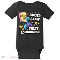 My 1st First Communion Video Game Controller Baby Bodysuit thumb 0
