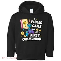My 1st First Communion Video Game Controller Toddler Hoodie thumb 0