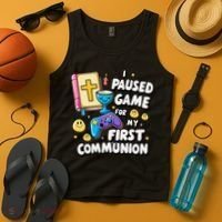 My 1st First Communion Video Game Controller Tank Top thumb 4