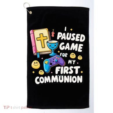 My 1st First Communion Video Game Controller Golf Towel