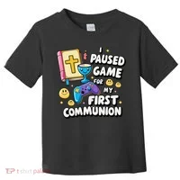 My 1st First Communion Video Game Controller Toddler T-Shirt thumb 0