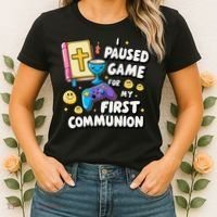 My 1st First Communion Video Game Controller Women's T-Shirt thumb 2