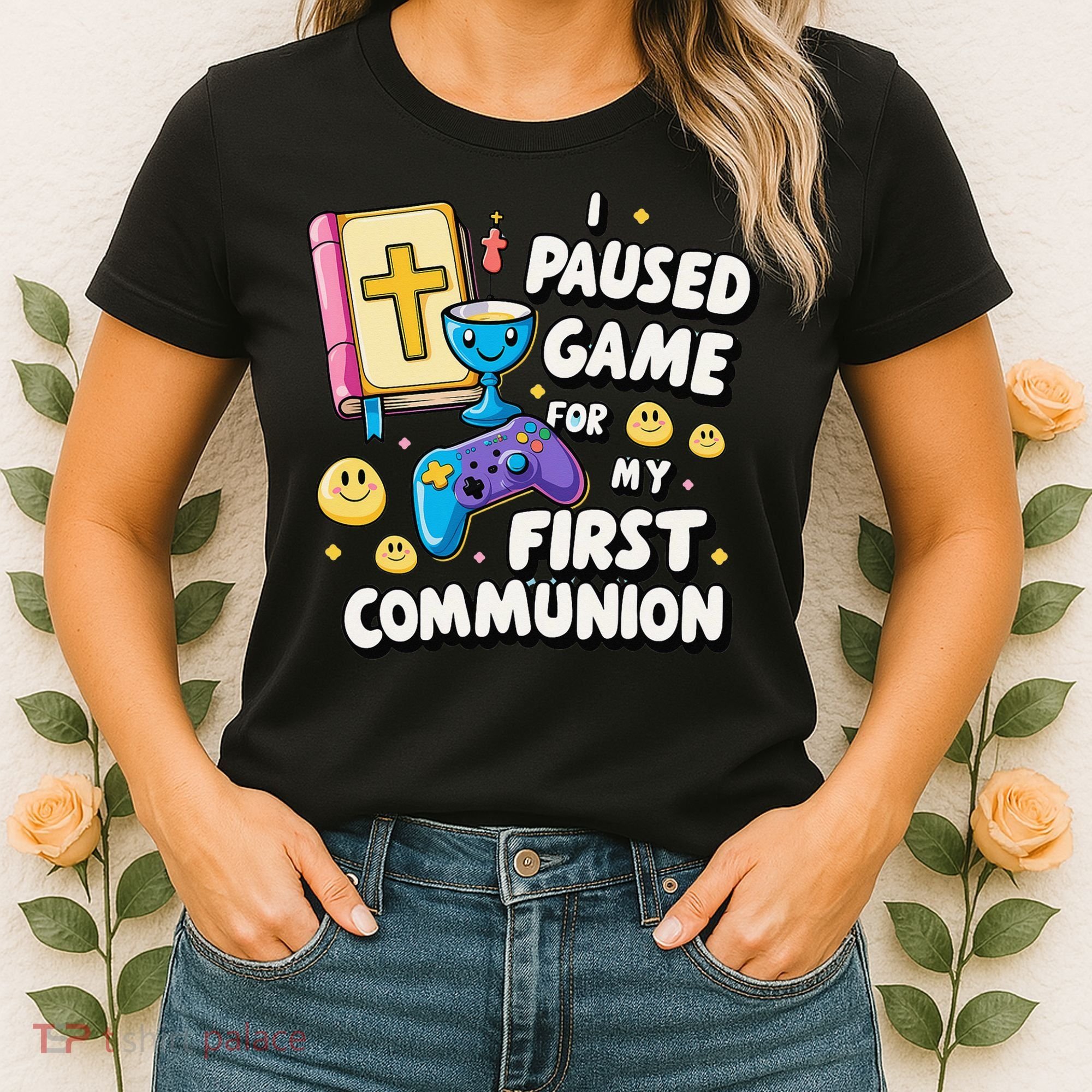 My 1st First Communion Video Game Controller Women's T-Shirt