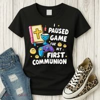 My 1st First Communion Video Game Controller Women's T-Shirt thumb 3